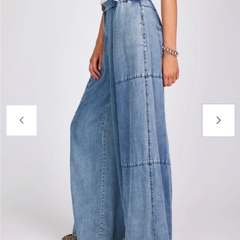 One Teaspoon Marissa Tencel Palazzo Pants - Picture 3 of 11